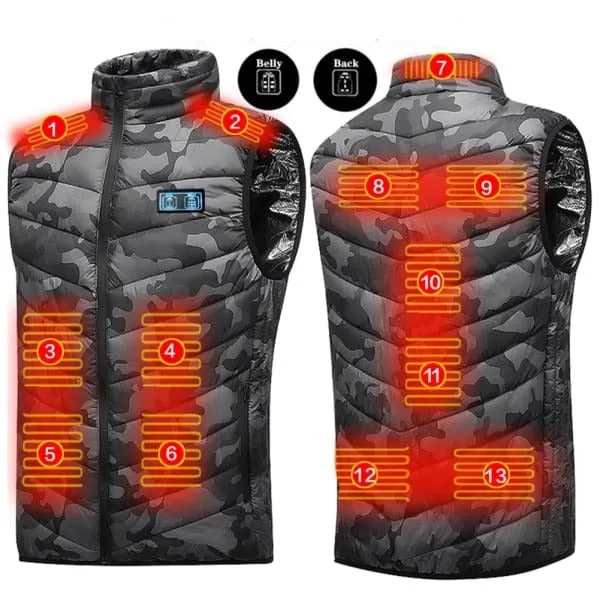 Electric heated jacket